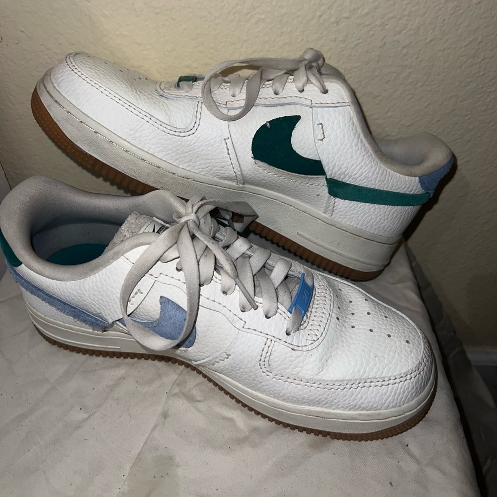 Nike Air Force 1 ‘07 LXX Vandalized Blue/Green - Picture 3 of 5